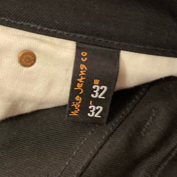 Nudie Jeans Black Grim Tim 32x32 - Picture 6 of 10